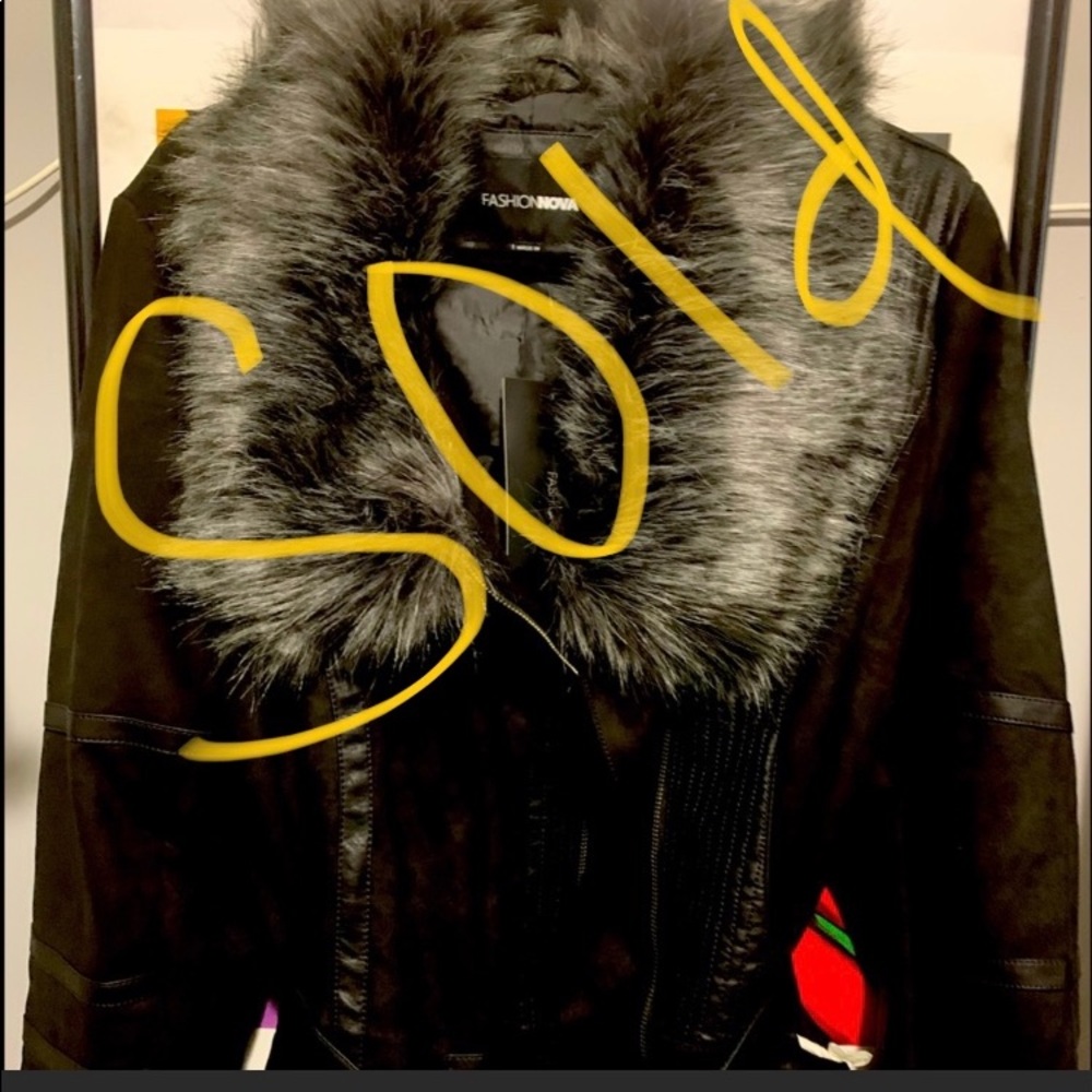 Faux fur jacket